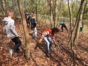 Affengeburtstag und Putzaktion im Affenpark Strau&szlig;berg