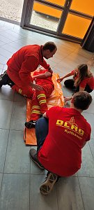 &Uuml;bung zur stabilen Seitenlage