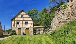 Peter Blei unterwegs in der Klosterkirche Dietenborn