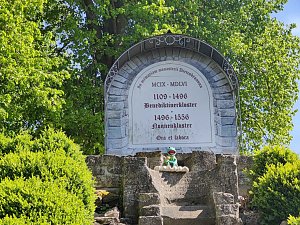 Peter Blei unterwegs in der Klosterkirche Dietenborn