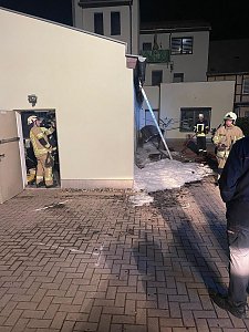 Ausgebrannte Mülltonne in Nordhausen