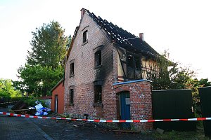 Wohnhaus in Oberspier ausgebrannt