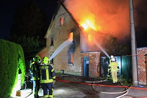 Wohnhaus in Oberspier ausgebrannt