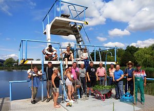 Erster Arbeitseinsatz im Naturschwimmbad Heldrungen