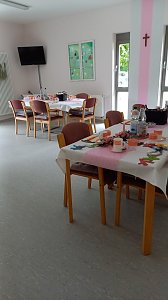 Fr&ouml;hliches Beisammensein am Tag der offenen T&uuml;r
