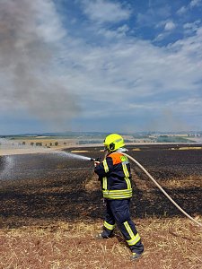 Flächenbrand bei Trebra