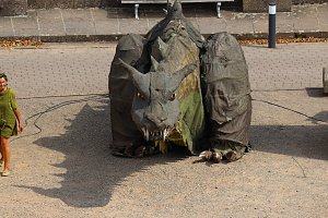Mittelalterspektakel am Kyffh&auml;user Denkmal 