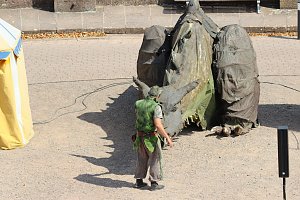 Mittelalterspektakel am Kyffh&auml;user Denkmal 