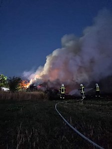 Brand im Agrarbetrieb in Gorsleben