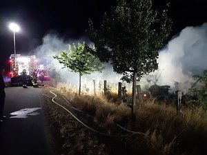 Brand im Agrarbetrieb in Gorsleben
