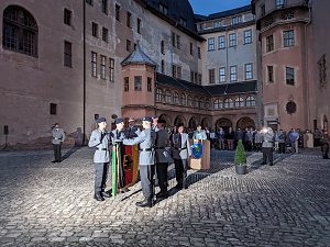 Letzte Vereidigung von Rekruten in Sondershausen