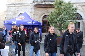 Vorstellung des neuen THC-Teams gestern auf dem Langensalzaer Neumarkt