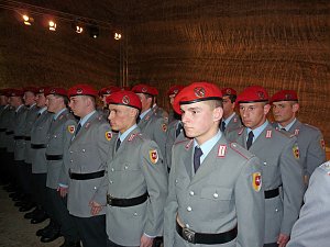 Gel&ouml;bnis unter Tage