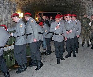 Gel&ouml;bnis unter Tage