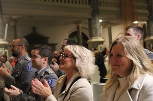 Vor ausverkauftem Haus fand gestern das Benefizkonzert des Luftwaffenmusikkorps Erfurt und die Verleihung der Ehrenamtspreise der Stadt Sondershausen statt.