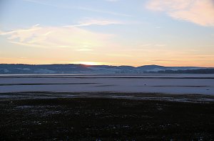 Peter Blei unterwegs im Schnee