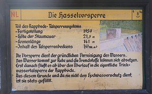 Peter Blei unterwegs an der Hasselvorsperre