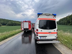 Unfall mit umgekipptem Sattelzug