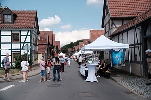 Peter Blei auf dem 31. Kunstmarkt in Friedrichsrode