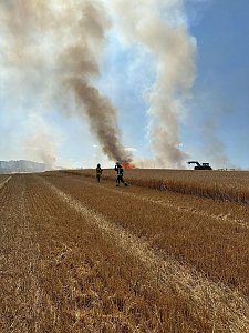 Feldbrand bei Kleinroda