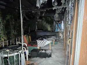 Gartenlabe in Sondershausen-Bebra ausgebrannt
