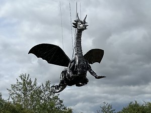 Drachen-Alarm am Sundh&auml;user Kiesteich