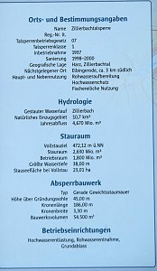 Zillertal Talsperre