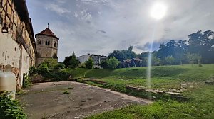Peter Blei unterwegs im Kloster Göllingen