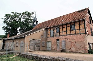 Peter Blei unterwegs im Kloster Göllingen