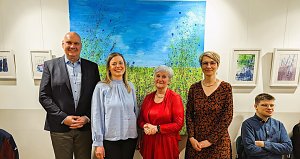 Sonderausstellung Bunt ist unsere Lieblingsfarbe" im Rathaus der Stadt Sondershausen