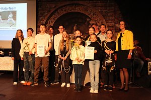 26. Kyffh&auml;user Sportgala auf dem Burghof am Kyffh&auml;user. Ehrung der Sportlerinnen und Sportler