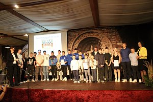 26. Kyffh&auml;user Sportgala auf dem Burghof am Kyffh&auml;user. Ehrung der Sportlerinnen und Sportler