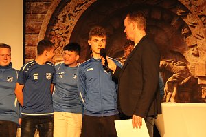 26. Kyffh&auml;user Sportgala auf dem Burghof am Kyffh&auml;user. Ehrung der Sportlerinnen und Sportler