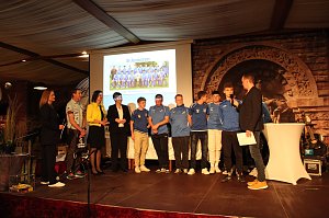 26. Kyffh&auml;user Sportgala auf dem Burghof am Kyffh&auml;user. Ehrung der Sportlerinnen und Sportler
