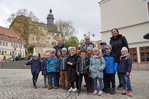 Kita Zwergenland besucht Prinzessin G&uuml;ntherine in Sondershausen