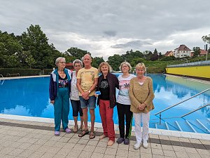 Anbaden im "Bergbad Sonnenblick" in Sondershausen