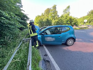 Unfall mit hohem Sachschaden Ebeleben in Richtung Sondershausen