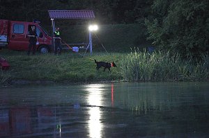 Suchaktion am Gro&szlig;enehricher Stau