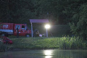 Suchaktion am Gro&szlig;enehricher Stau