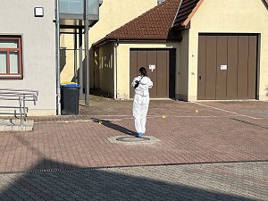 Untersuchungen nach Sprengung eines Geldautomaten in Ebeleben