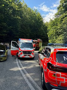 Unfall auf den Kyffhäuser-Serpentinen