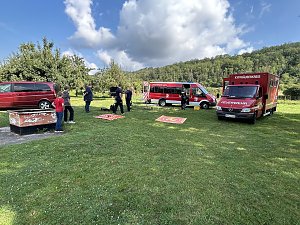 Feuerwehr-Drohnen-Einsatz im Kyffh&auml;userland bei einer &Uuml;bung