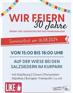 Kinder- und Jugendstadtrat feiert 30-j&auml;hriges Jubil&auml;um