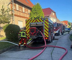 Ausgebranntes Auto in Gorsleben