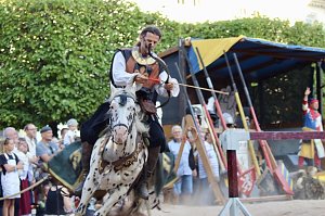 Hochprofessionelle Reitershow mit "Wenzel Ritterspiele"