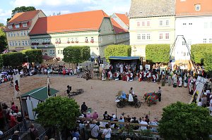 Zwei Tage lang feierten die Langensalzaer mit ihren G&auml;sten aus nah und fern ihr 30. Mittelalterstadtfest