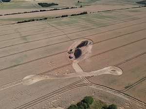 Feldbrand bei Gro&szlig;furra
