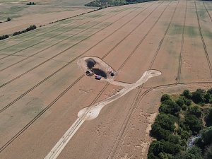 Feldbrand bei Gro&szlig;furra