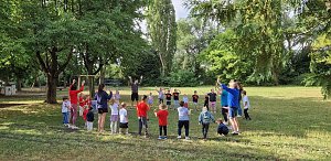 Sommerspa&szlig; mit den Kindern der Kindervilla in Bad Frankenhausen
