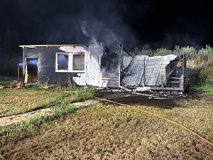 Laubenbrand in Allmenhausen
